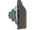 Кабельный вывод STEKKER Эмили механизм, антрацит, soft touch RST00-5119-09 50363 4