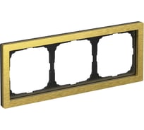 Рамка Systeme ElectricARTGALLERY PURE 3-постовая, металл, золото GAL312403