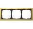 3-постовая рамка Systeme Electric ArtGallery PURE Металл, Золото GAL312403 2