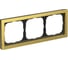 3-постовая рамка Systeme Electric ArtGallery PURE Металл, Золото GAL312403 1