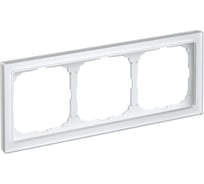 3-постовая рамка Systeme Electric ArtGallery PURE Органическое стекло, Белый GAL320103