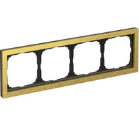 4-постовая рамка Systeme Electric ArtGallery PURE Металл, Золото GAL312404