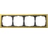 4-постовая рамка Systeme Electric ArtGallery PURE Металл, Золото GAL312404 2