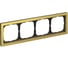 4-постовая рамка Systeme Electric ArtGallery PURE Металл, Золото GAL312404 1