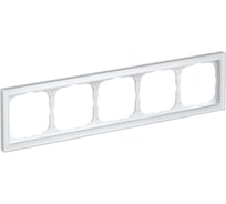 5-постовая рамка Systeme Electric ArtGallery PURE Органическое стекло, Белый GAL320105