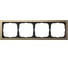 4-постовая рамка Systeme Electric ArtGallery PURE Металл, Латунь GAL312204 1