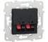 Аудиорозетка Systeme Electric Unica New Антрацит NU548654 1