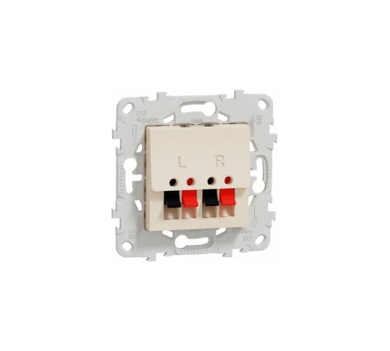 Аудиорозетка Systeme Electric Unica New Бежевый NU548644