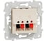 Аудиорозетка Systeme Electric Unica New Бежевый NU548644 1