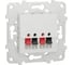 Аудиорозетка Systeme Electric Unica New Белый NU548618 1