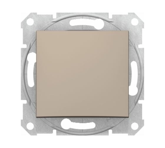 Перекрестный переключатель Systeme Electric Sedna Титан 1-клавишный 10А сх.7 SE SDN0500168 1