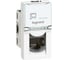 Розетка RJ45 Legrand Программа Mosaic - категория 6a - UTP - 1 модуль - белый 076571 1