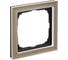 1-постовая рамка Systeme Electric ArtGallery PURE, Органическое стекло, Шампань GAL320501 1