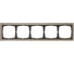 5-постовая рамка Systeme Electric ArtGallery PURE, Органическое стекло, Шампань GAL320505 2