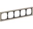 5-постовая рамка Systeme Electric ArtGallery PURE, Органическое стекло, Шампань GAL320505 1