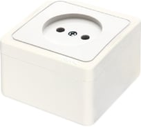 Розетка NE-AD без заземления 16А, 250В, IP22, Murat, Белый, 95-02