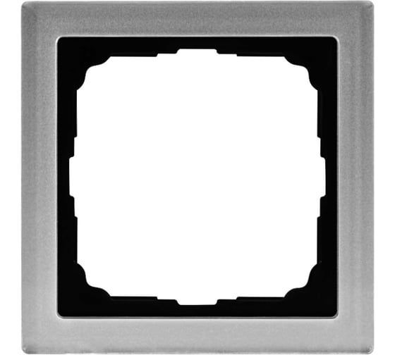 1-постовая рамка Systeme Electric ArtGallery PURE, Органическое стекло, Алюминий GAL320301 1