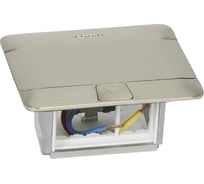Выдвижной розеточный блок Legrand неукомплектованный - IP40 3 модуля нержавеющая сталь 054020