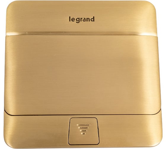 Выдвижной розеточный блок Legrand неукомплектованный - IP40 - 3 модуля - латунь 054015 1