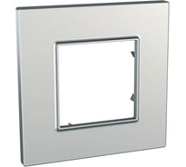 1-ная рамка Systeme Electric Unica Quadro Серебро SE MGU6.702.55