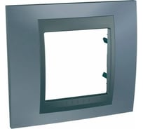 1-ая рамка Systeme Electric Unica Top Грэй/Графит SE MGU66.002.297