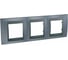 3-ая рамка Systeme Electric Unica Top Грэй/Графит SE MGU66.006.297 1