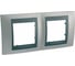 2-ая рамка Systeme Electric Unica Top Никель/Графит SE MGU66.004.239 1