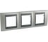 3-ая рамка Systeme Electric Unica Top Никель/Графит SE MGU66.006.239 1