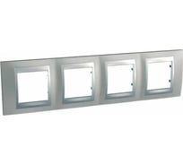 4-ая рамка Systeme Electric Unica Top Никель SE MGU66.008.039