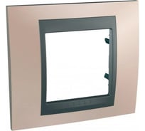 1-ая рамка Systeme Electric Unica Top Оникс Графит SE MGU66.002.296