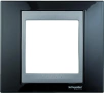 1-ая рамка Systeme Electric Unica Top Родий Графит SE MGU66.002.293