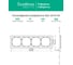 4-постовая рамка Systeme Electric ArtGallery PURE, Матовое органическое стекло, Белый GAL330104 10