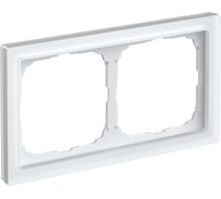 2-постовая рамка Systeme Electric ArtGallery PURE, Матовое органическое стекло, Белый GAL330102