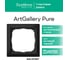 1-постовая рамка Systeme Electric ArtGallery PURE, Матовое органическое стекло, Черный GA GAL331001 7