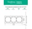 3-постовая рамка Systeme Electric ArtGallery PURE, Матовое органическое стекло, Черный GAL331003 10
