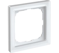 1-постовая рамка Systeme Electric ArtGallery PURE, Матовое органическое стекло, Белый GAL330101