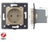 Электрическая розетка LIVOLO ZigBee Wi-Fi с заземлением защитными шторками 16A, цвет золотой механизм VL-C7-C1EUZ-13 6