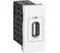 USB розетка Legrand Mosaic для зарядки одинарная, цвет белый 077591 1