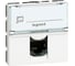 Розетка RJ 45 Legrand Программа Mosaic - категория 6a - STP - 2 модуля - белый 076576 1