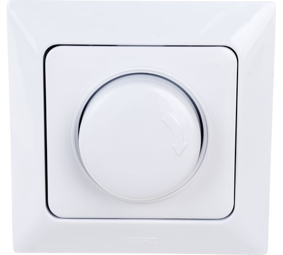 Диммер NE-AD 1000W, 250В, 10А, Aras, Белый, 93-110-10