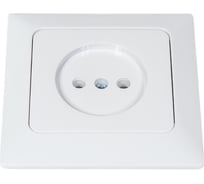 Розетка NE-AD без заземления, 16А, 250В, Aras, Белый, 93-110-02