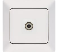 Розетка SAT NE-AD F-KONNEKTOR, экран, Aras, Белый, 93-110-25