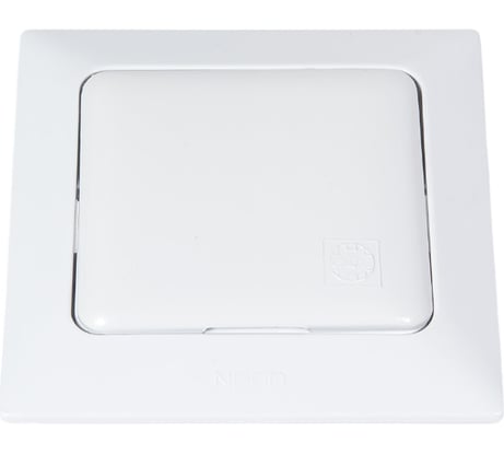 Розетка NE-AD с защитой от детей, с крышкой, с заземлением, 16А, 250В, Aras, Белый, 93-110-09-E