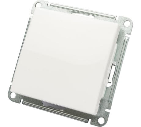 1-клавишный механизм переключателя Systeme Electric скрытой проводки W59 10А IP20 10AX белый VS610-156-1-86