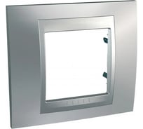 1-ая рамка Systeme Electric Unica Top Хром матовый/Алюминий SE MGU66.002.038