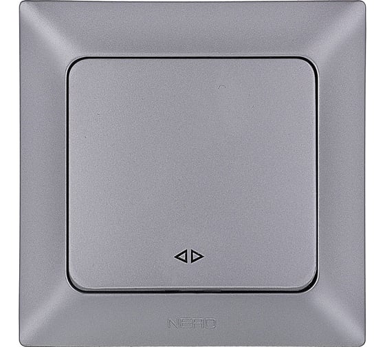 Перекрёстный переключатель NE-AD 10А, 250В, Aras, Серебро,1/12/120, 93-122-51 1