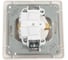 Розетка Systeme Electric Glossa Молочная с/з в сборе SE GSL000942 3