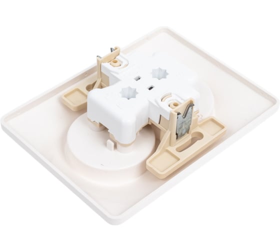 Розетка Systeme Electric Glossa Перламутр 2-ая б/з, 16А в сборе SE GSL000620