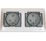 Розетка Systeme Electric Glossa Перламутр 2-ая с/з, со шторками, в сборе, IP44 SE GSL000647 1