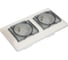 Розетка Systeme Electric Glossa Перламутр 2-ая с/з, со шторками, в сборе, IP44 SE GSL000647 2
